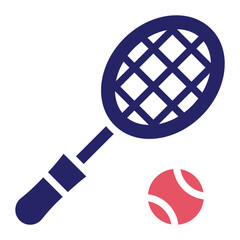 Tennis Icon - obrazy, fototapety, plakaty