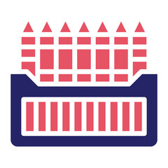 Obraz premium Pencil Crayon Icon