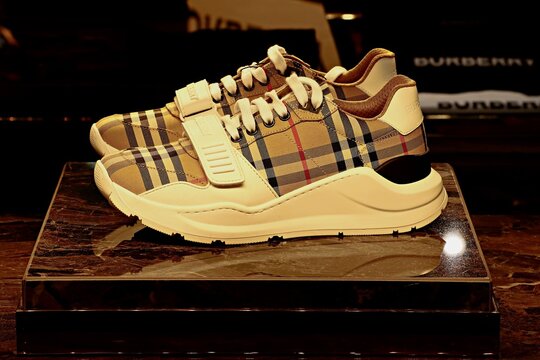 Barberi sports sneakers at Barbari boutique at Istanbul New Airport