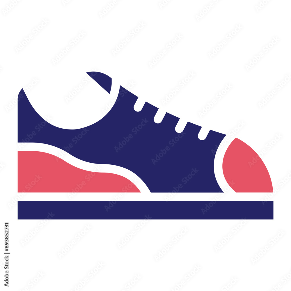 Canvas Prints casual shoes icon