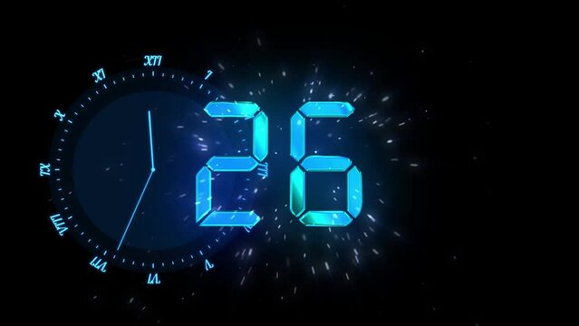 New Year Countdown Animation, Happy New Year 2024