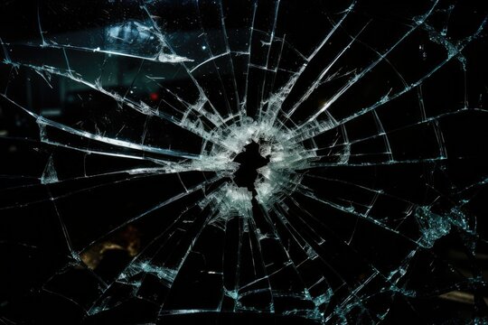 broken window glass,