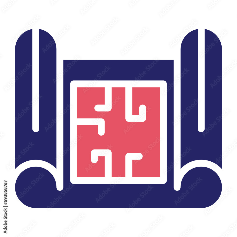 Poster House Plan Icon