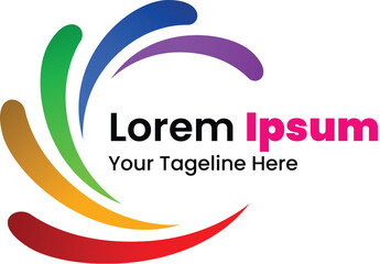 Obraz premium company logo color ful