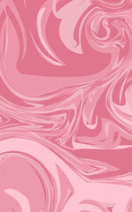 Fototapeta na wymiar ピンク色のマーブル模様の抽象背景_縦