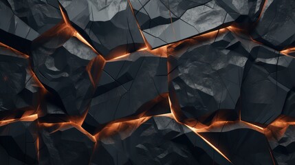 Copper and stone abstract landscape wallpaper, modern scenery, line curves and shapes - obrazy, fototapety, plakaty