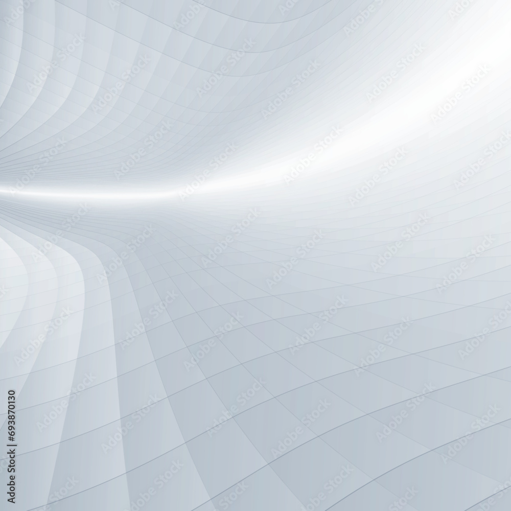 Poster black and white abstract perspective effect vector background.