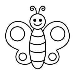 Monarch butterfly silhouettes collection, vector illustration isolated on white background