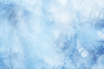 Winter ice abstract background, icy frosted structure - obrazy, fototapety, plakaty