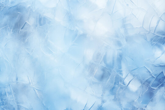 Winter ice abstract background, icy frosted structure