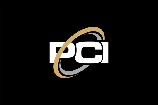 PCI creative letter logo design vector icon illustration