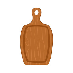 wood chopping board cartoon. kitchen chop, wooden food, table cook wood chopping board sign. isolated symbol vector illustration