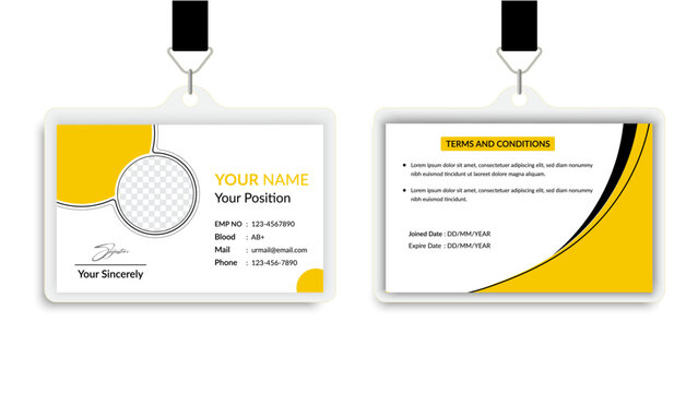 Staff Id Template Images – Browse 9,731 Stock Photos, Vectors, and ...