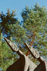 The bayonets of the banners