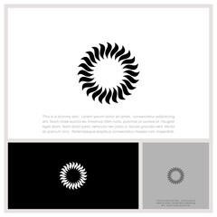 Innovative high tech logo template. Smart computer. machine learning. Technology Logo.	
