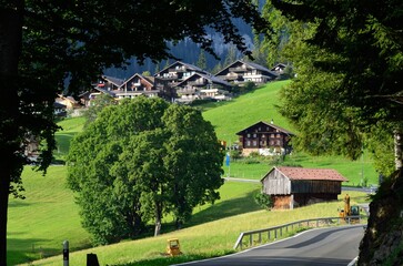 Beatenberg, pequeño pueblo junto a Interlaken y el lago Thunersee, Cantón de Berna, Suiza