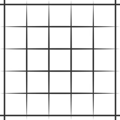 Abstract Minimalist Lined Grid Shape