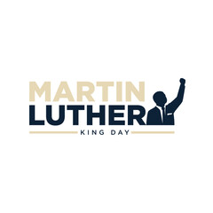 Martin Luther King Jr Vector Art on Abstract Background | Martin Luther King Day MLK