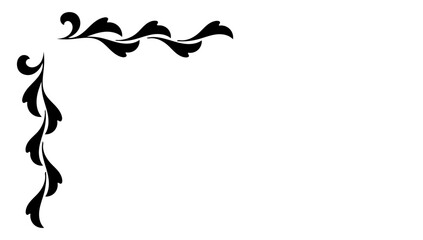 Decorative vintage frames vintage frames and scroll elements. Classic calligraphy swirls, swashes, dividers, . Good for greeting cards, wedding invitations, restaurant menu, royal certificates. 