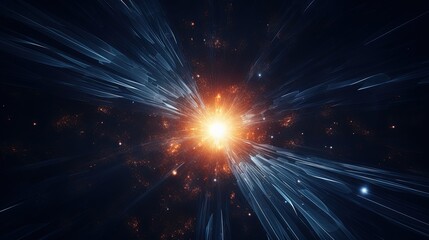 Exploding star burst texture radius