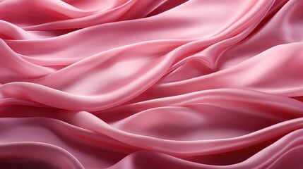 Pink silk soft and smooth folds as a luxury background