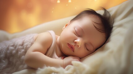 Obraz na płótnie Canvas newborn baby sleep