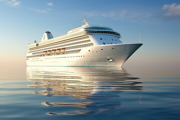 cruise ship in the sea