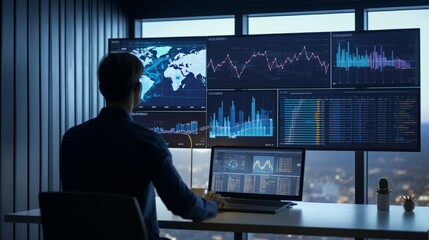 Business Investor buying stock