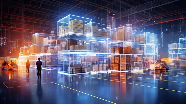 Futuristic technology retail warehouse: how industry 4.0 digitizes and visualizes goods analysis