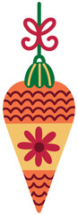 Teardrop Christmas Bauble