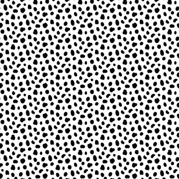 dalmatian dog spots spotty seamless pattern