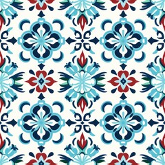 Colorful Mediterranean Tile Pattern