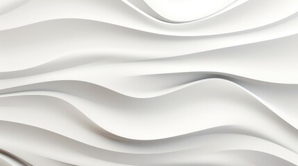 Obraz na płótnie Canvas Beautiful futuristic Geometric background for your presentation. Textured intricate 3D wall, white tones