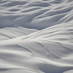 Obraz premium ripples in the snow, waves in the snow, made by AI