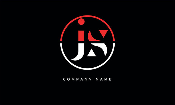 JS, SJ, J, S Abstract Letters Logo Monogram