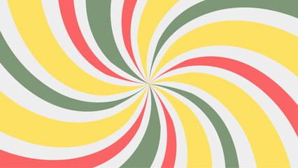 Colorful colourful vector burst retro background
