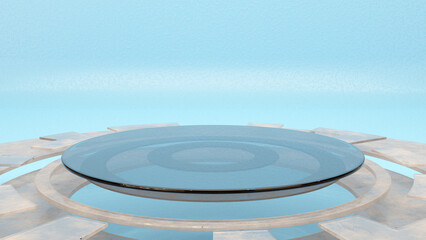 Abstract background. 3D stage. Product presentation, mock up, show cosmetic product, Podium.