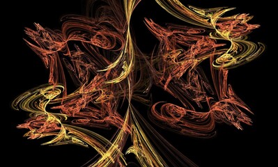 Fraktal, abstrakte Grafik, Hintergrund