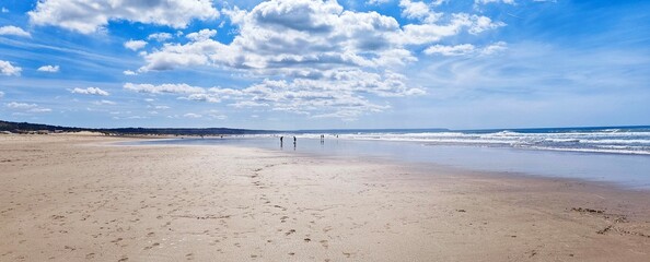 beach and blue sky