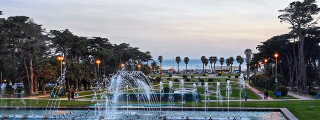 fountain in the park