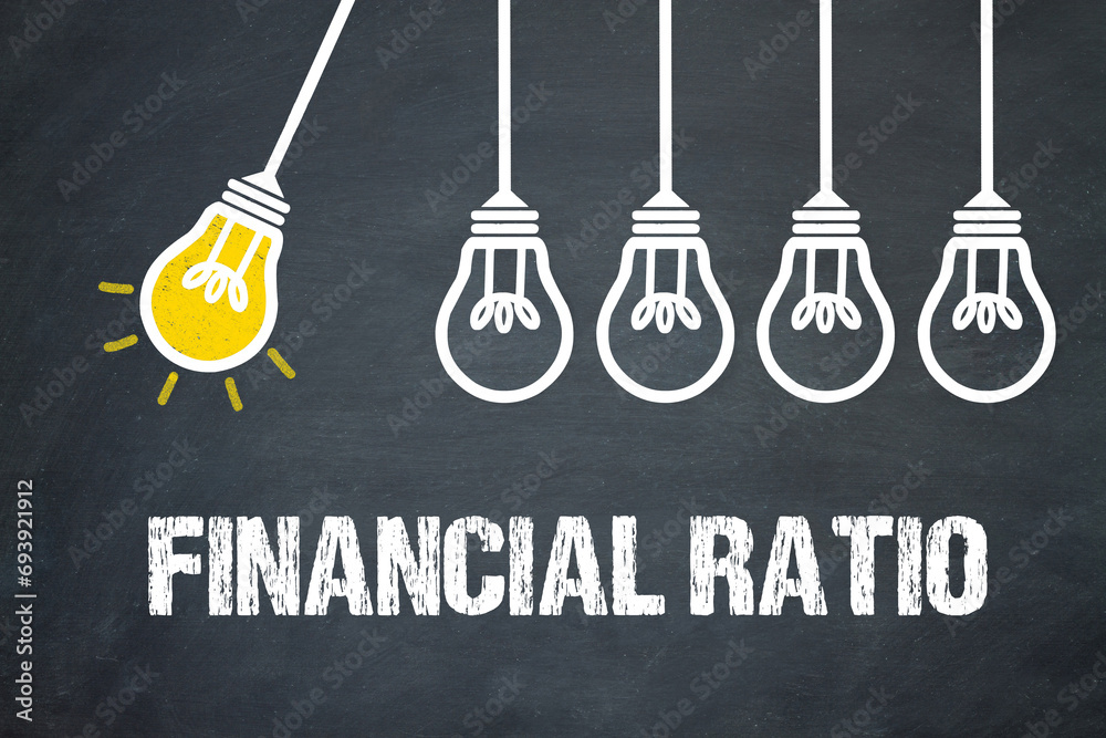 Wall mural Financial Ratio	