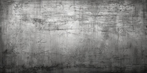 Textured grunge background. Aged and weathered concrete wall with rough and dirty texture creating vintage and retro backdrop. Surface stained and cracked adds to abstract black and white grunge