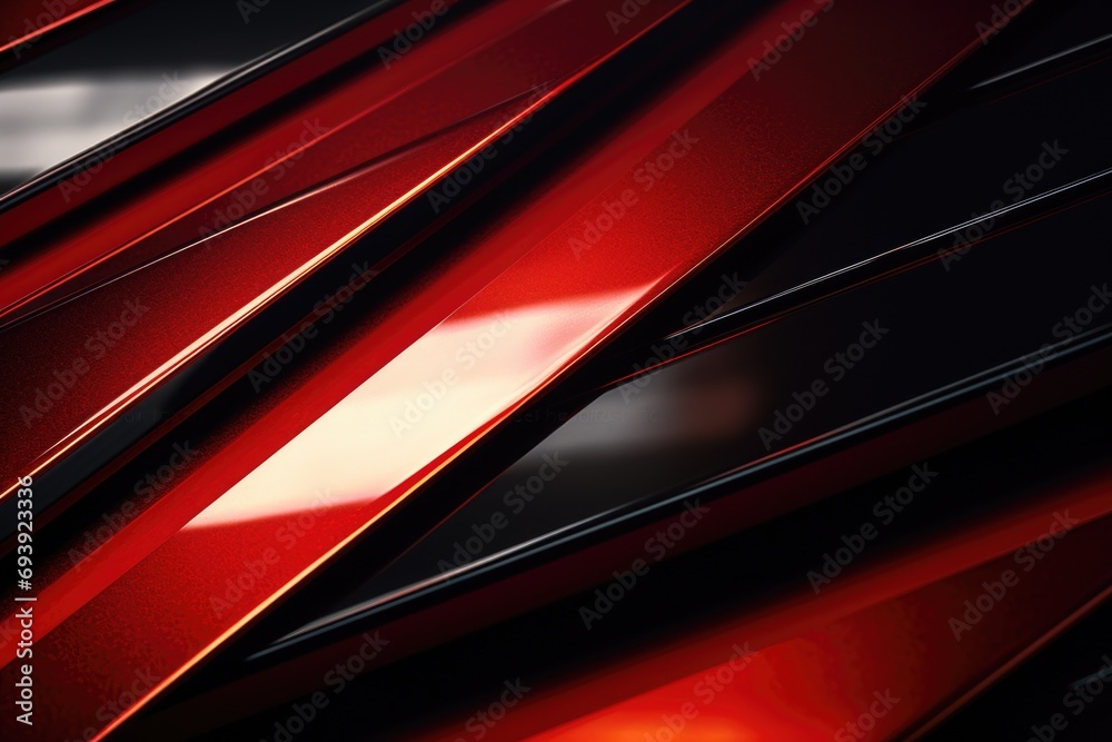 Poster A close up view of a red and black background. This image can be used for various design projects