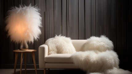 modern velvet sofa photo UHD Wallpaper
