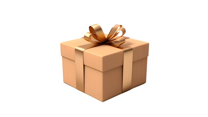 Obraz premium gift box isolated on white