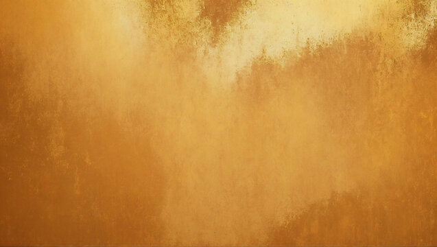 Abstract golden decorative painting background.