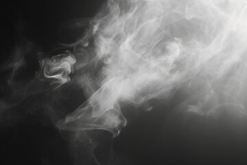 A black and white photo capturing smoke billowing out of a cell phone. Suitable for illustrating technology issues or dangers.