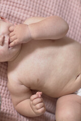 Roseola of the course of the disease in the baby, rash on the skin, the baby is capricious and...