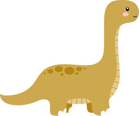 Hand drawn dinosaur cartoon