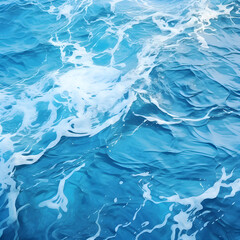 Abstract water ocean wave, blue, aqua, teal texture. Blue and white water wave web banner Graphic Resource as background for ocean wave abstract
